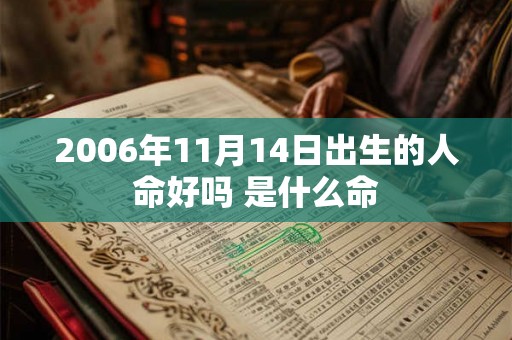 2006年11月14日出生的人命好吗 是什么命