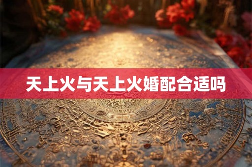 天上火与天上火婚配合适吗