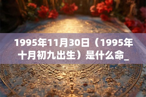 1995年11月30日（1995年十月初九出生）是什么命_命运如何