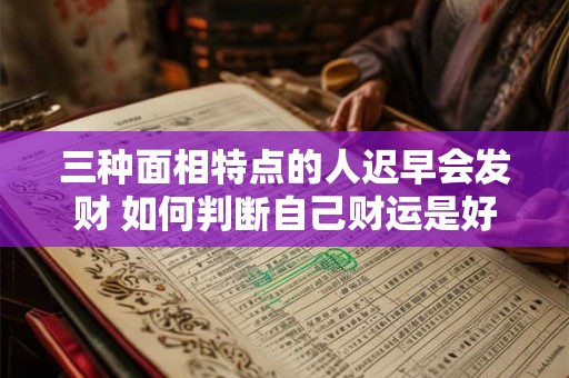 三种面相特点的人迟早会发财 如何判断自己财运是好是坏 三种面相特点的人迟早会发财 如何判断自己财运是好是坏
