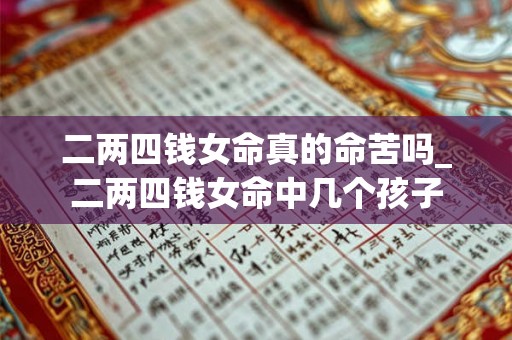 二两四钱女命真的命苦吗_二两四钱女命中几个孩子