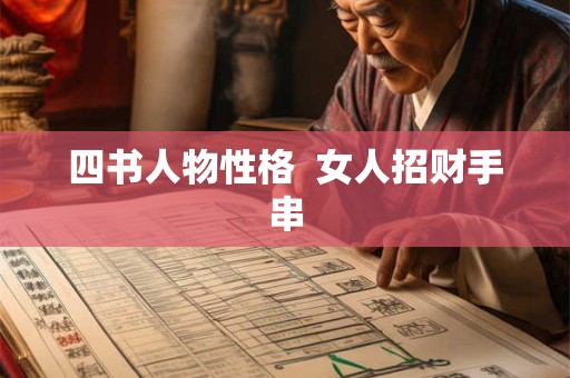 四书人物性格  女人招财手串