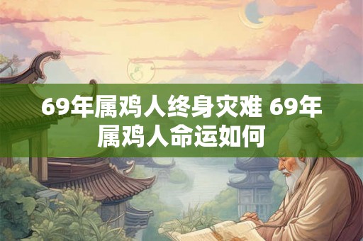 69年属鸡人终身灾难 69年属鸡人命运如何 69年属鸡人终身灾难 69年属鸡人命运如何