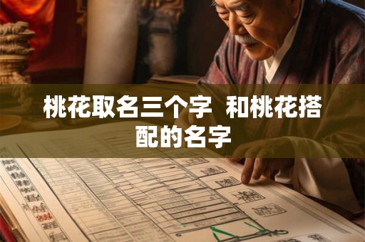 桃花取名三个字  和桃花搭配的名字