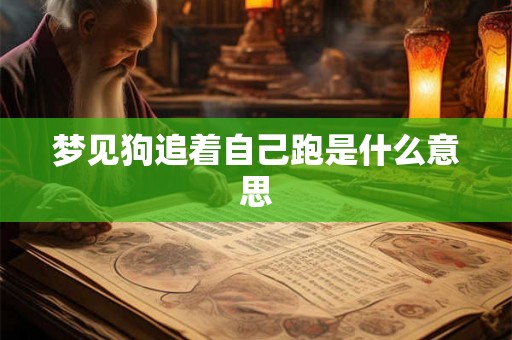 梦见狗追着自己跑是什么意思
