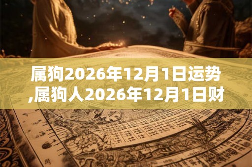 属狗2026年12月1日运势,属狗人2026年12月1日财运,生肖狗2026年12月1日运势