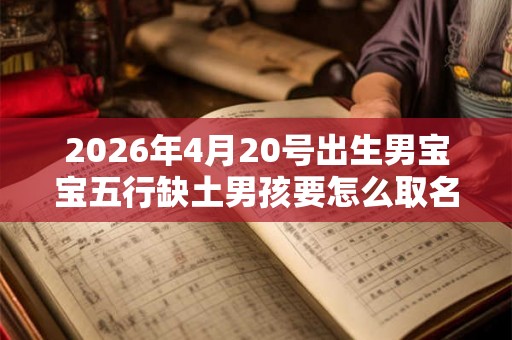 2026年4月20号出生男宝宝五行缺土男孩要怎么取名好