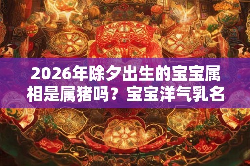 2026年除夕出生的宝宝属相是属猪吗?宝宝洋气乳名大全! 2026年除夕出生的宝宝属相是属猪吗?宝宝洋气乳名大全!