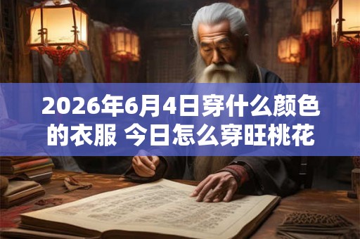 2026年6月4日穿什么颜色的衣服 今日怎么穿旺桃花