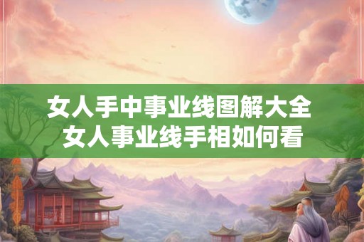 女人手中事业线图解大全 女人事业线手相如何看 女人手中事业线图解大全 女人事业线手相如何看