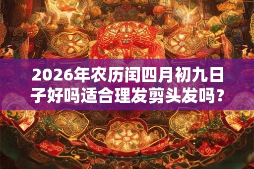 2026年农历闰四月初九日子好吗适合理发剪头发吗？