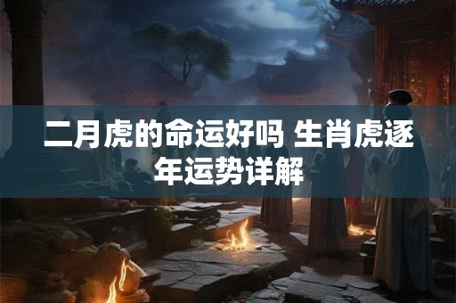 二月虎的命运好吗 生肖虎逐年运势详解