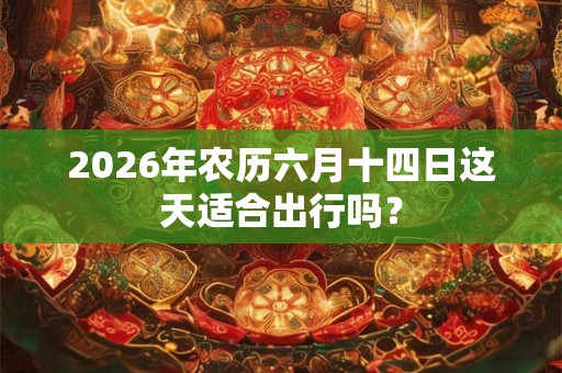 2026年农历六月十四日这天适合出行吗？