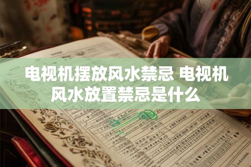 电视机摆放风水禁忌 电视机风水放置禁忌是什么