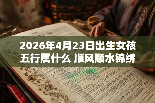 2026年4月23日出生女孩五行属什么 顺风顺水锦绣前程