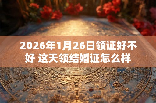 2026年1月26日领证好不好 这天领结婚证怎么样