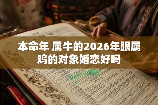 本命年 属牛的2026年跟属鸡的对象婚恋好吗