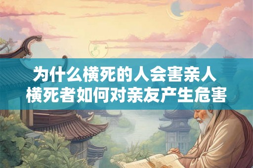 为什么横死的人会害亲人 横死者如何对亲友产生危害