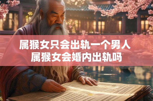 属猴女只会出轨一个男人 属猴女会婚内出轨吗
