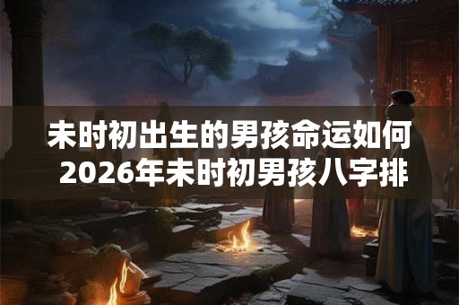 未时初出生的男孩命运如何 2026年未时初男孩八字排盘 未时初出生的男孩命运如何 2026年未时初男孩八字排盘