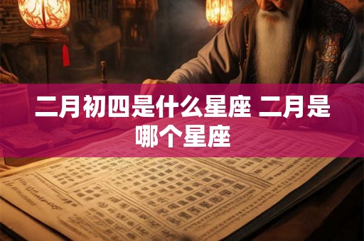 二月初四是什么星座 二月是哪个星座