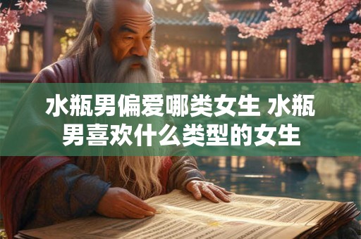 水瓶男偏爱哪类女生 水瓶男喜欢什么类型的女生
