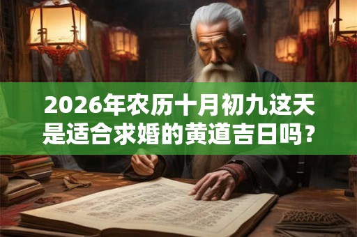 2026年农历十月初九这天是适合求婚的黄道吉日吗？