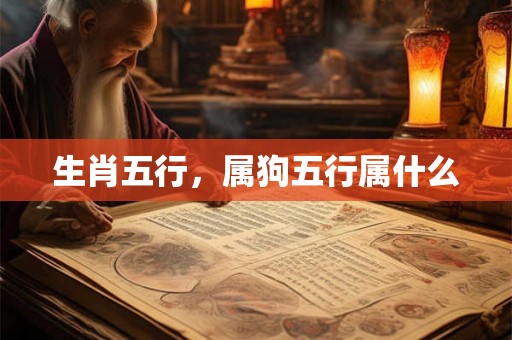 生肖五行，属狗五行属什么