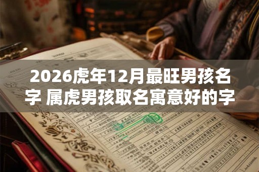 2026虎年12月最旺男孩名字 属虎男孩取名寓意好的字