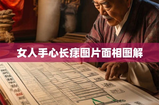 女人手心长痣图片面相图解