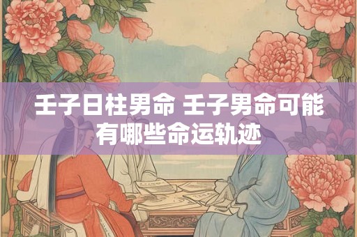 壬子日柱男命 壬子男命可能有哪些命运轨迹