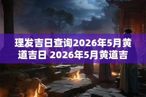 理发吉日查询2026年5月黄道吉日 2026年5月黄道吉日理发查询