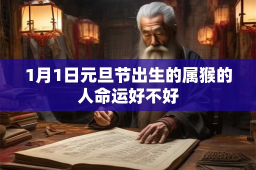 1月1日元旦节出生的属猴的人命运好不好 1月1日元旦节出生的属猴的人命运好不好