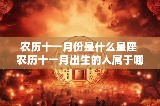 农历十一月份是什么星座 农历十一月出生的人属于哪个星座