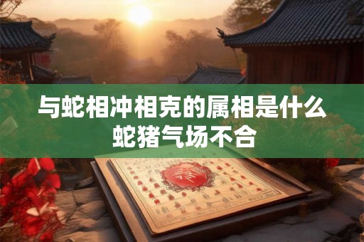 与蛇相冲相克的属相是什么 蛇猪气场不合 与蛇相冲相克的属相是什么 蛇猪气场不合