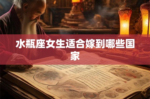水瓶座女生适合嫁到哪些国家