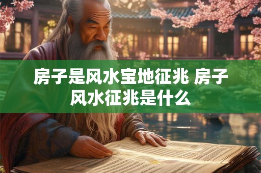 房子是风水宝地征兆 房子风水征兆是什么