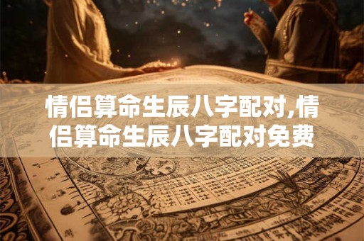 情侣算命生辰八字配对,情侣算命生辰八字配对免费