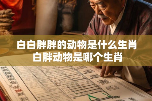 白白胖胖的动物是什么生肖 白胖动物是哪个生肖
