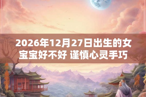 2026年12月27日出生的女宝宝好不好 谨慎心灵手巧