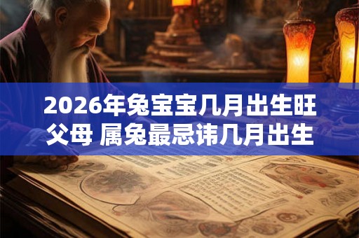 2026年兔宝宝几月出生旺父母 属兔最忌讳几月出生