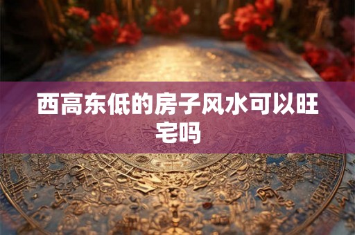 西高东低的房子风水可以旺宅吗 西高东低的房子风水可以旺宅吗