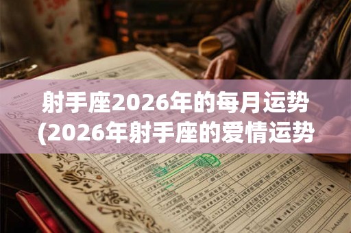 射手座2026年的每月运势(2026年射手座的爱情运势如何？)