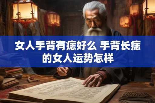 女人手背有痣好么 手背长痣的女人运势怎样