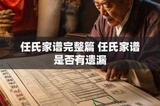任氏家谱完整篇 任氏家谱是否有遗漏