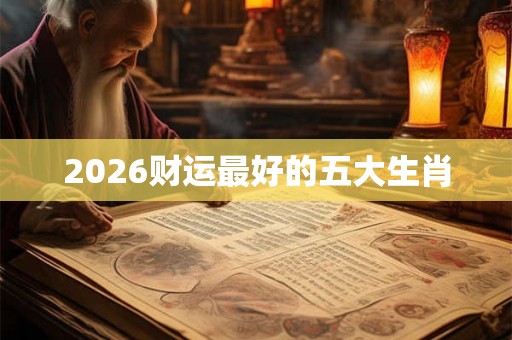 2026财运最好的五大生肖