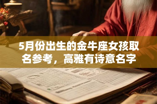 5月份出生的金牛座女孩取名参考，高雅有诗意名字