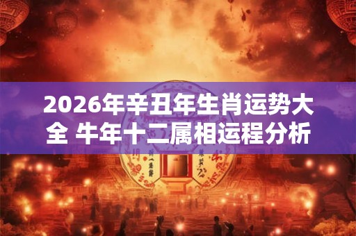2026年辛丑年生肖运势大全 牛年十二属相运程分析 2026年辛丑年生肖运势大全 牛年十二属相运程分析