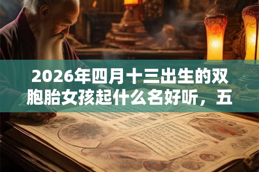 2026年四月十三出生的双胞胎女孩起什么名好听,五行属什么 2026年四月十三出生的双胞胎女孩起什么名好听,五行属什么