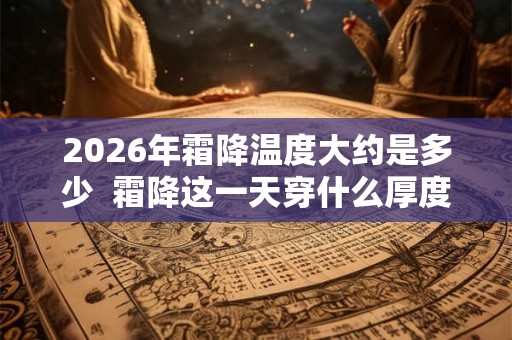 2026年霜降温度大约是多少  霜降这一天穿什么厚度的衣服